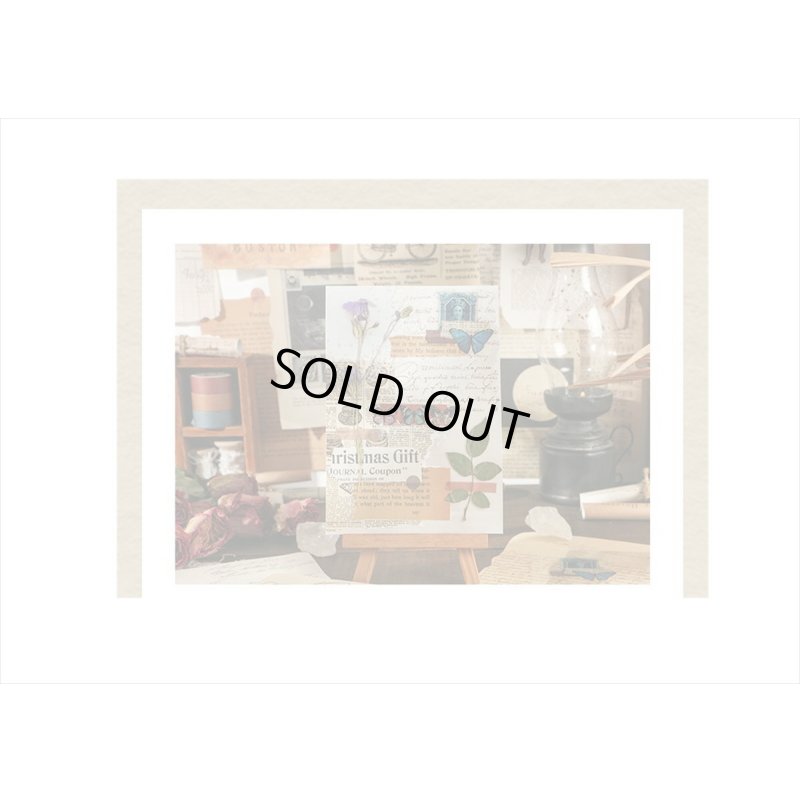 画像11: 透明シール付き＊レター＊アンティーク風ペーパーセット＊25枚＊海外製