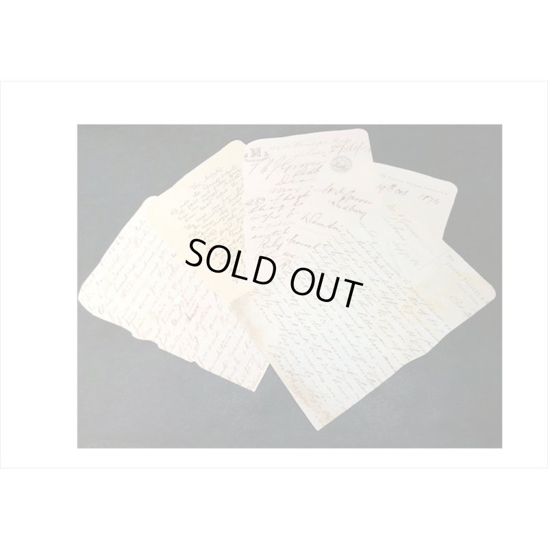 画像3: 透明シール付き＊レター＊アンティーク風ペーパーセット＊25枚＊海外製