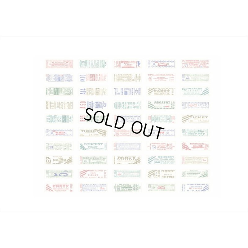 画像7: ちっちゃなシールブック＊チケット＊50枚＊海外製