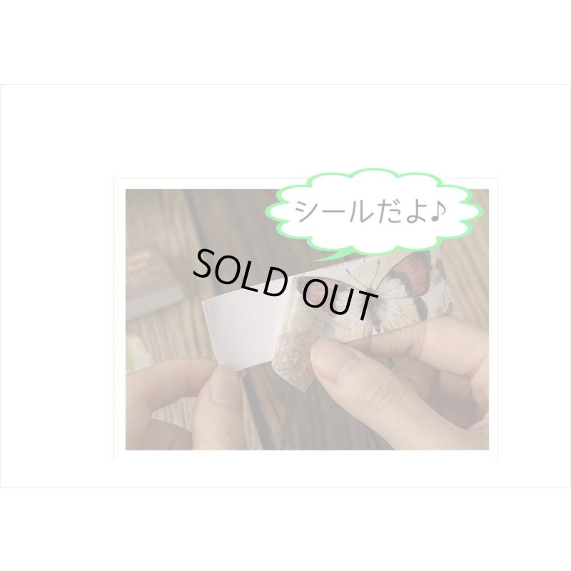 画像10: ちっちゃなシールブック＊花と蝶＊50枚＊海外製