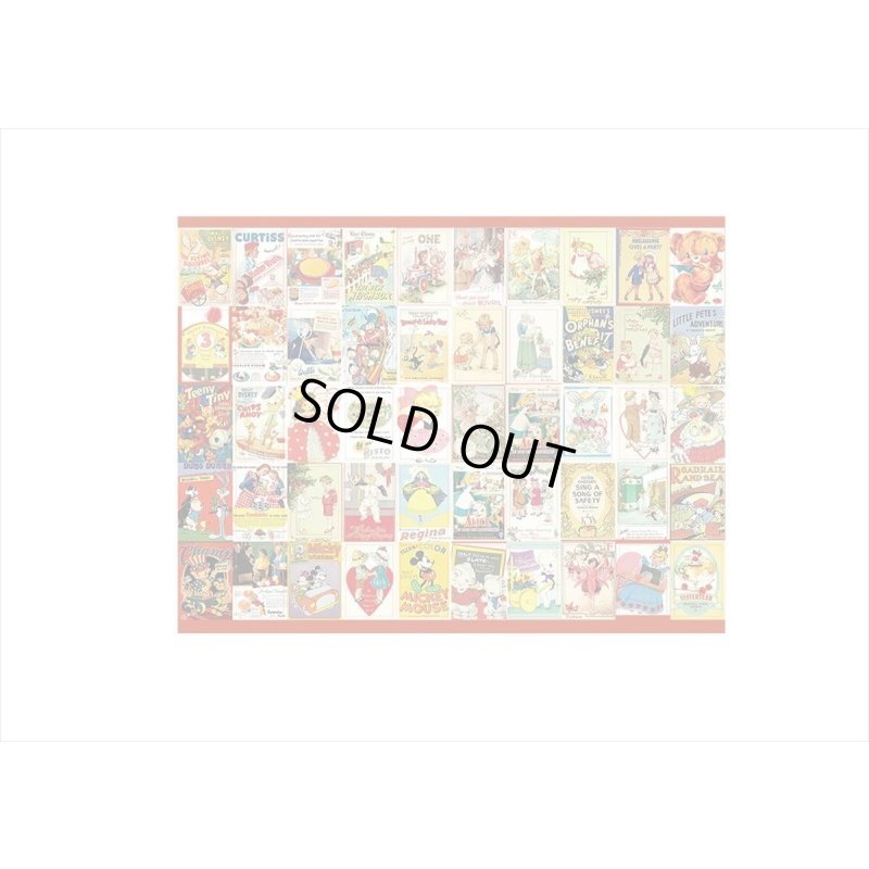 画像10: mini和紙シール帳＊レッド・童話＊50枚＊海外製