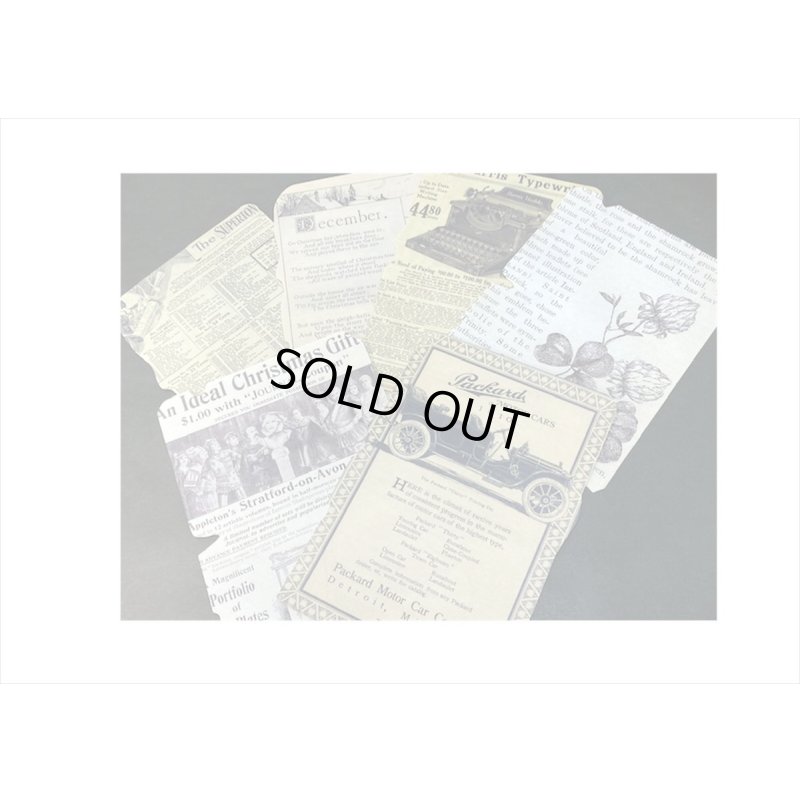 画像3: トレペ付＊レトロマジック＊アンティーク風ペーパーセット＊26点＊海外製