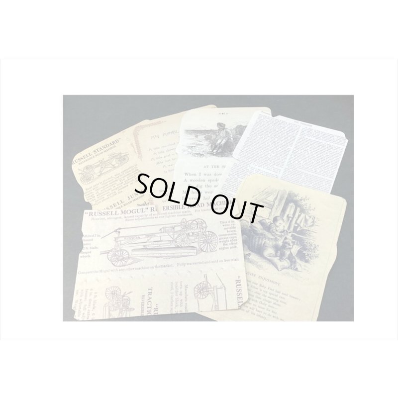 画像6: トレペ付＊古い本＊アンティーク風ペーパーセット＊26点＊海外製