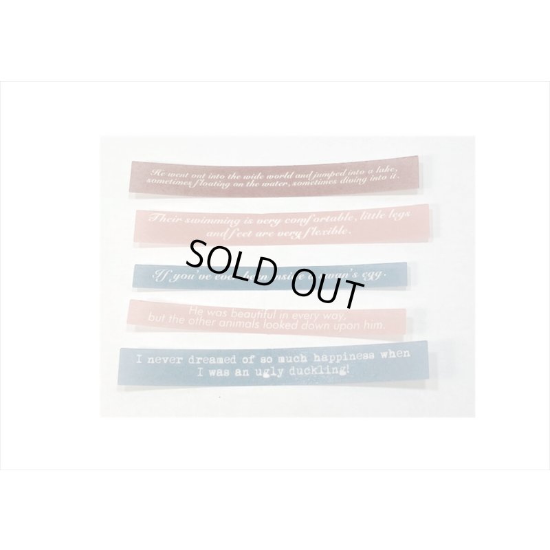 画像6: 英文＊おとぎ話＊みにくいアヒルの子＊和紙シール＊60枚＊海外製