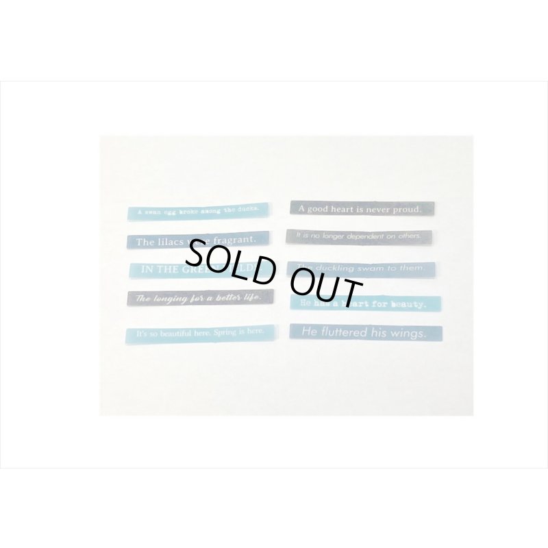 画像3: 英文＊おとぎ話＊みにくいアヒルの子＊和紙シール＊60枚＊海外製