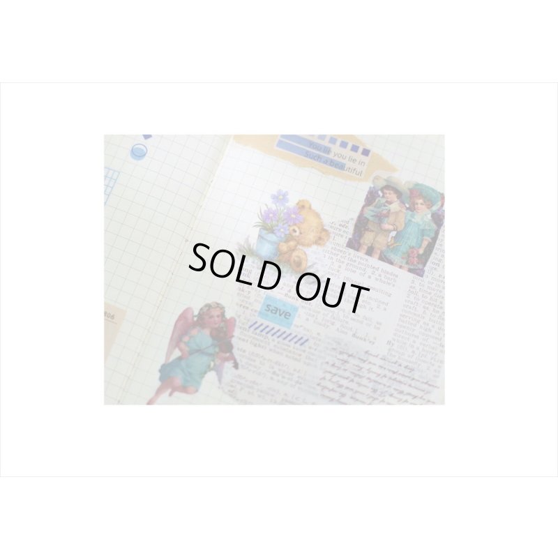 画像18: ブルーの宝箱💓アニマル＆ガール＊和紙シール＊50シート❕❕海外製