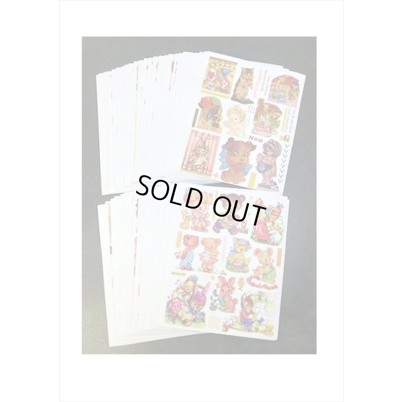 画像17: ピンクの宝箱💓アニマル＆ガール＊和紙シール＊50シート❕❕海外製