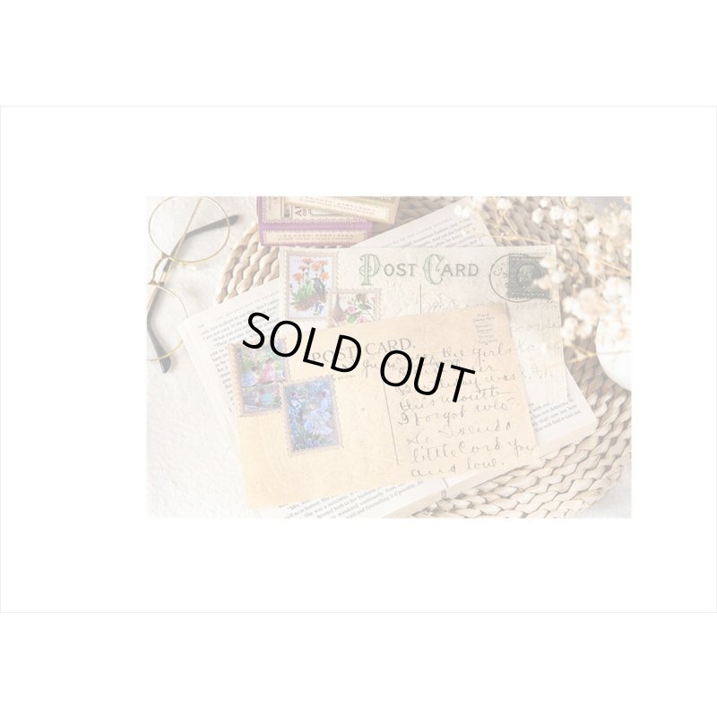 画像17: 小さなポスト＊切手型シール＊うさぎ🐰＊100枚＊箱入り＊海外製