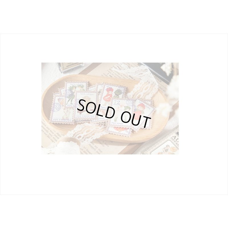 画像9: 小さなポスト＊切手型シール＊野菜っ子＊100枚＊箱入り＊海外製