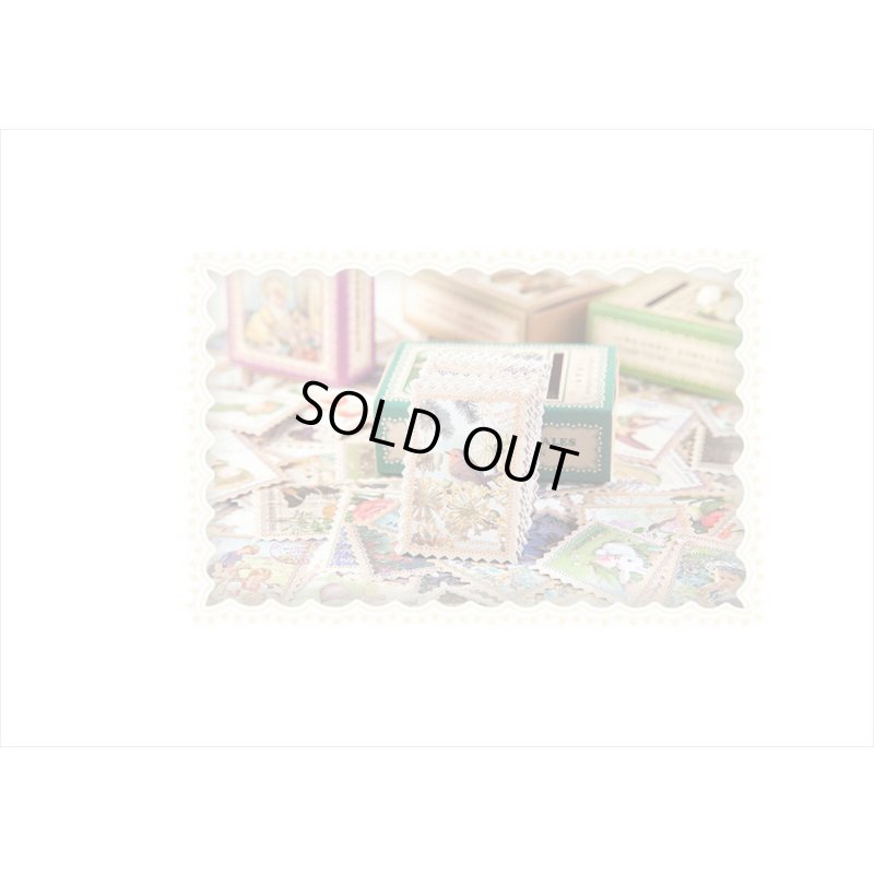 画像15: 小さなポスト＊切手型シール＊うさぎ🐰＊100枚＊箱入り＊海外製