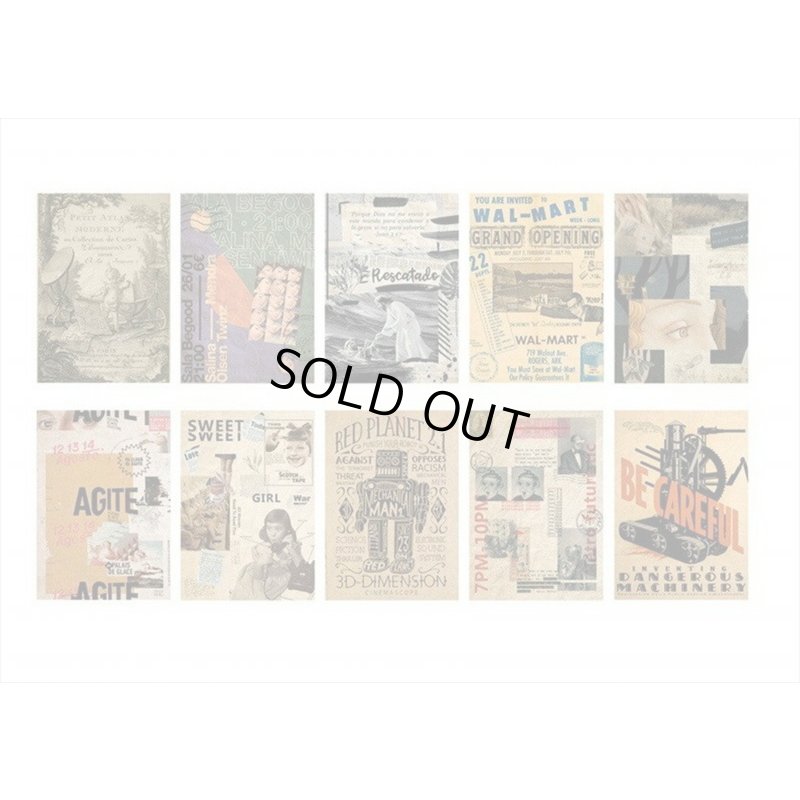 画像7: トレペ封筒入り＊世紀＊クラフトペーパーセット＊10枚＊海外製