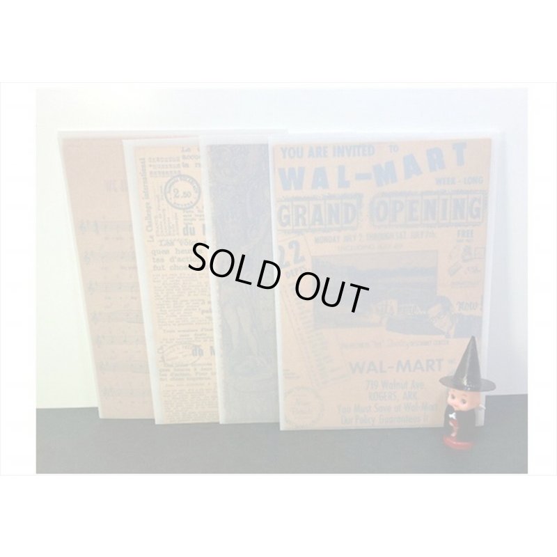 画像14: トレペ封筒入り＊楽譜＊クラフトペーパーセット＊10枚＊海外製