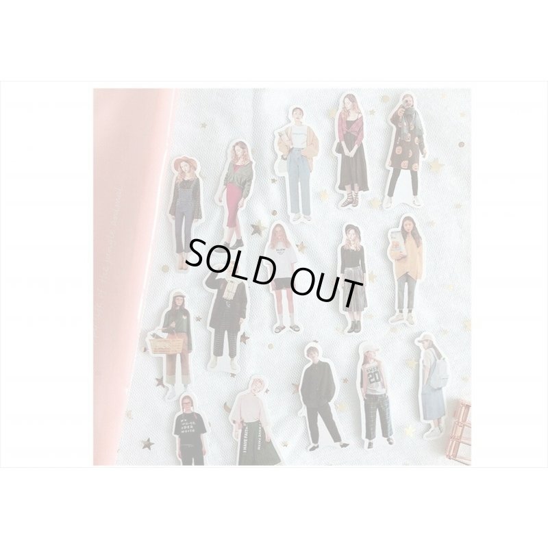 画像13: 人物シール＊150枚＊女の子＊カップル＊子供＊海外製