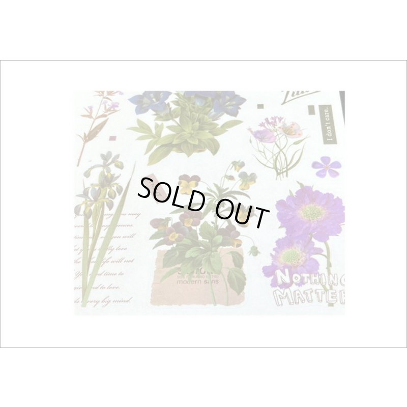 画像4: 大きなシール帳＊ゴールド＊人物＊和紙シール＊20シート＊海外製