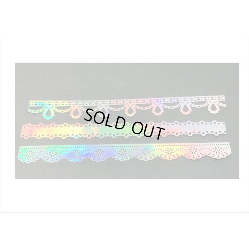 画像5: ロマンティック💓レース＊ホログラム＊デコレーション＊10枚＊海外製