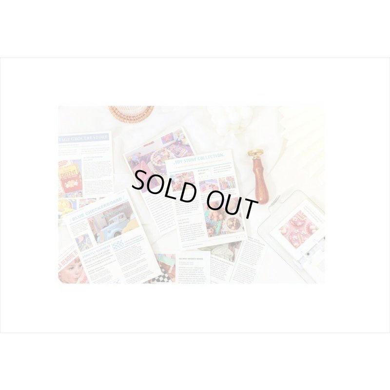 画像11: 5柄のペーパーセット＊ドールハウス＊はがきサイズ大＊50枚＊海外製