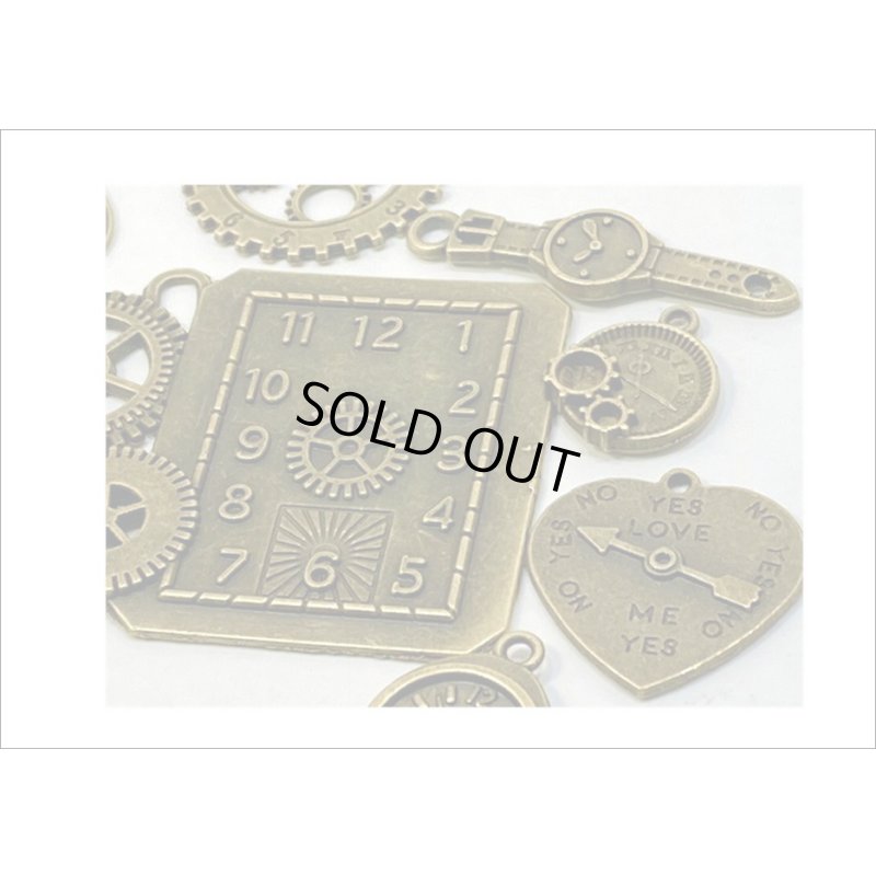 画像4: チャームセット＊時計＊10枚＊アンティークカラー