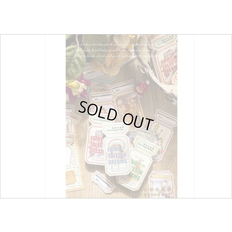 画像14: チケットみたいなタグシール＊フラワーフェアリー＊50枚＊海外製