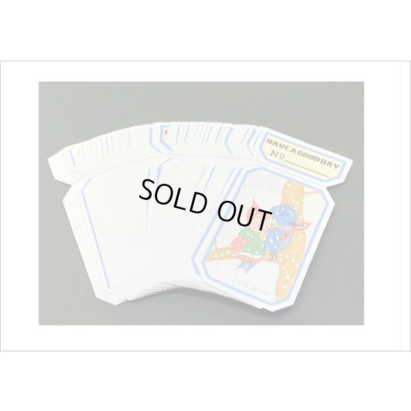 画像3: チケットみたいなタグシール＊雪国＊50枚＊海外製