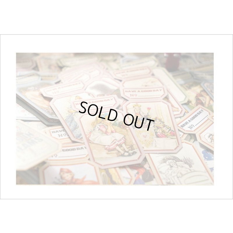 画像15: チケットみたいなタグシール＊フラワーフェアリー＊50枚＊海外製