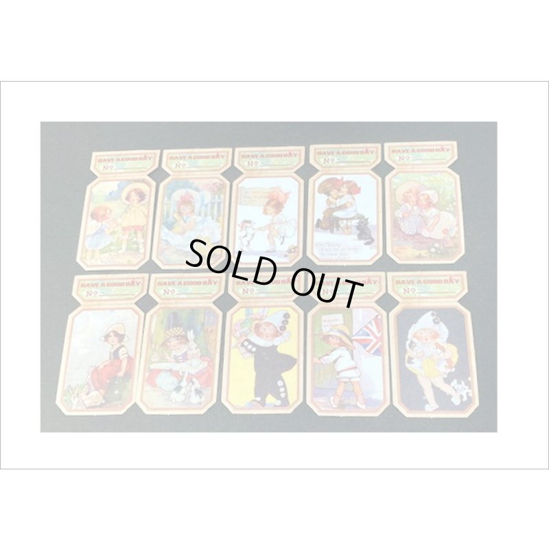 画像5: チケットみたいなタグシール＊子ども＊50枚＊海外製