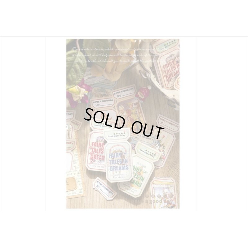 画像15: チケットみたいなタグシール＊雪国＊50枚＊海外製