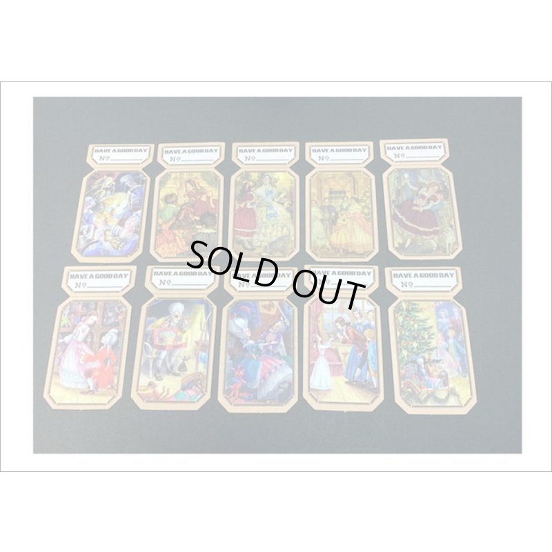 画像8: チケットみたいなタグシール＊くるみ割り人形＊50枚＊海外製