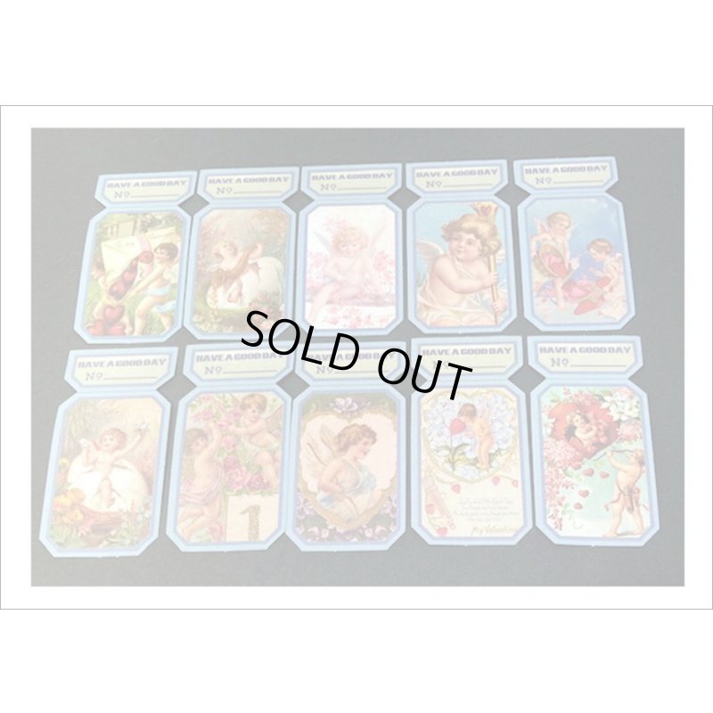 画像4: チケットみたいなタグシール＊天使・Angel＊50枚＊海外製