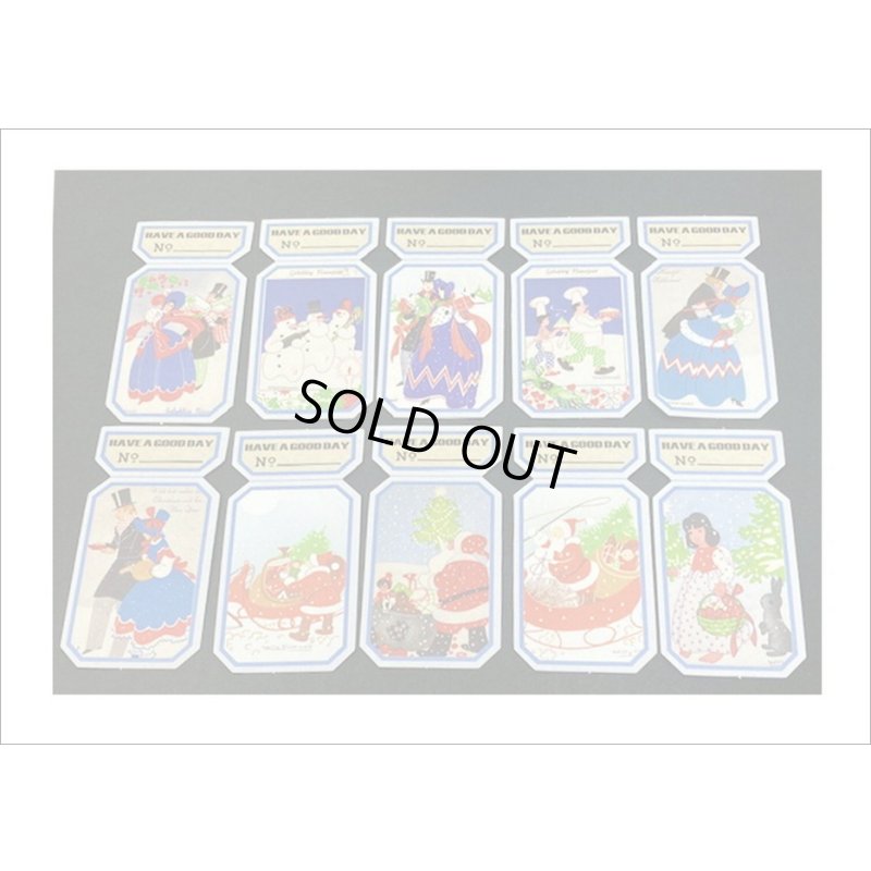 画像8: チケットみたいなタグシール＊雪国＊50枚＊海外製