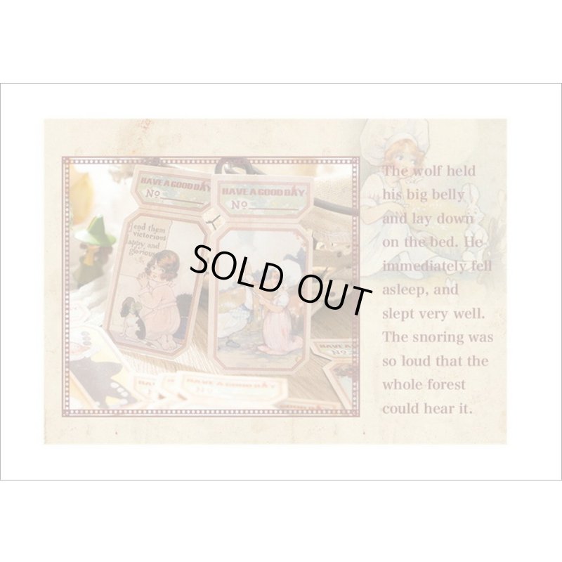 画像13: チケットみたいなタグシール＊不思議の国のアリス＊50枚＊海外製