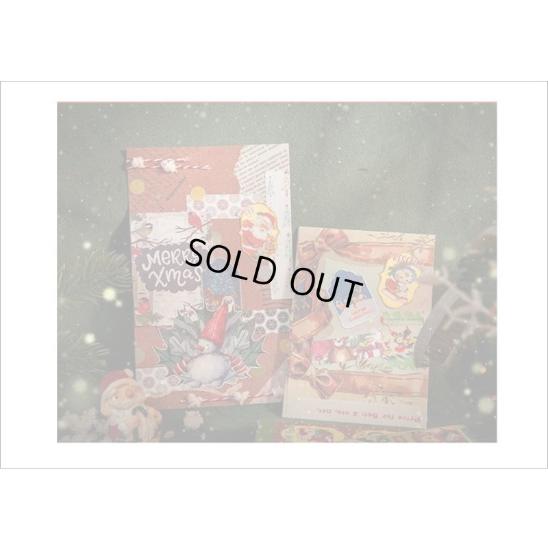 画像9: クリスマス🎄ミシン目入りシール綴り＊グリーンライン🎅150カット＊海外製