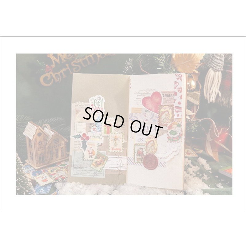 画像10: クリスマス🎄ミシン目入りシール綴り＊イエロースター🎅150カット＊海外製