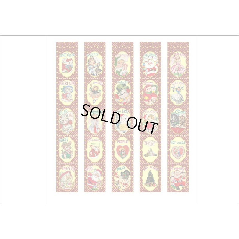 画像7: クリスマス🎄ミシン目入りシール綴り＊イエロースター🎅150カット＊海外製