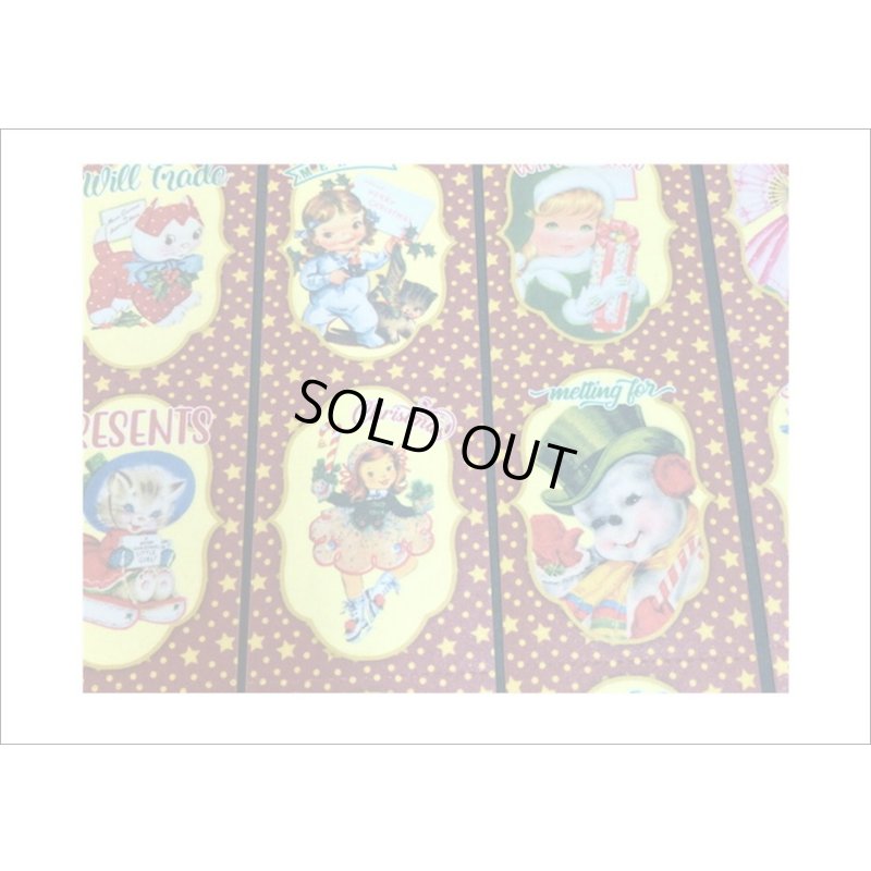 画像4: クリスマス🎄ミシン目入りシール綴り＊イエロースター🎅150カット＊海外製