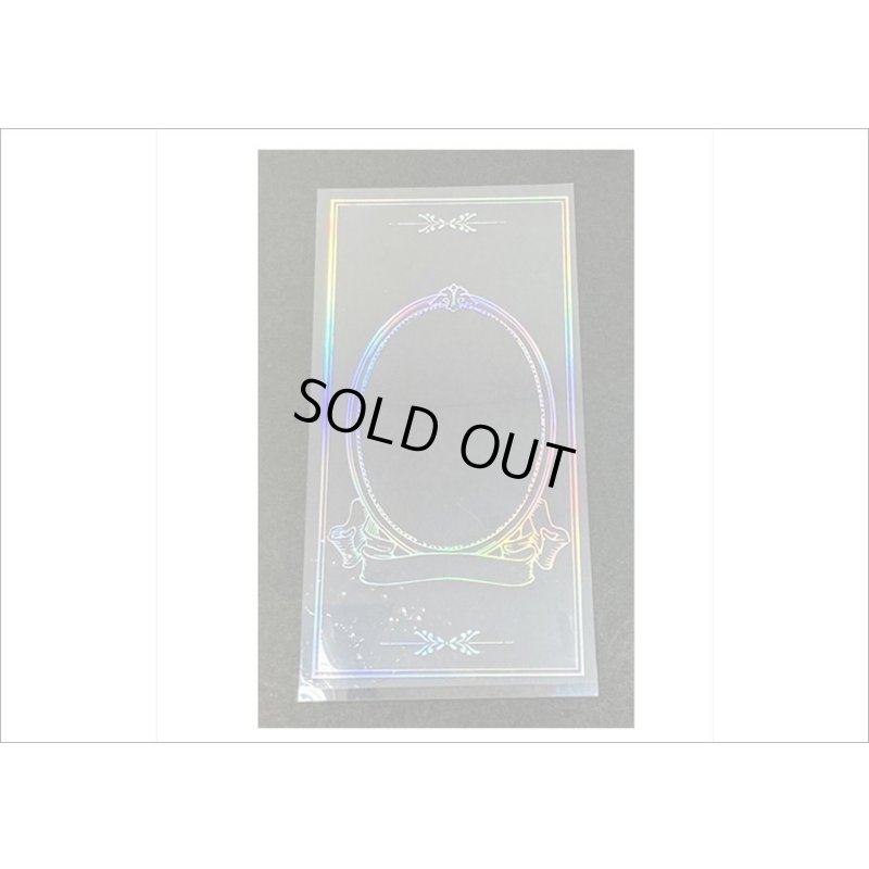 画像3: わたの花＊ホワイト＊ホログラムフレーム入り＊PVCシール＊海外製