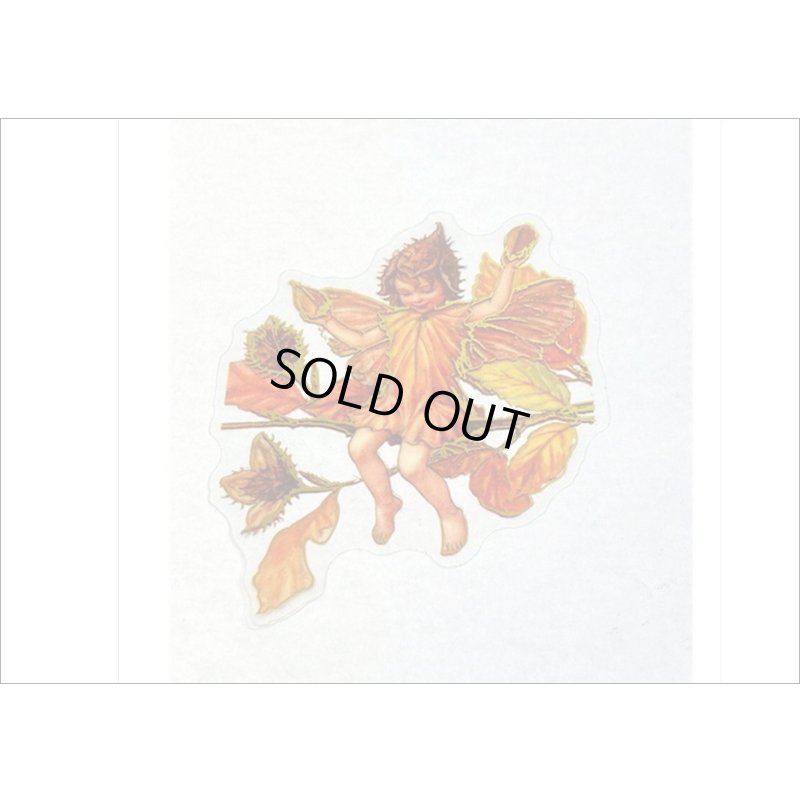 画像6: 金箔・防水＊花の妖精＊オレンジ＊PETシール＊海外製