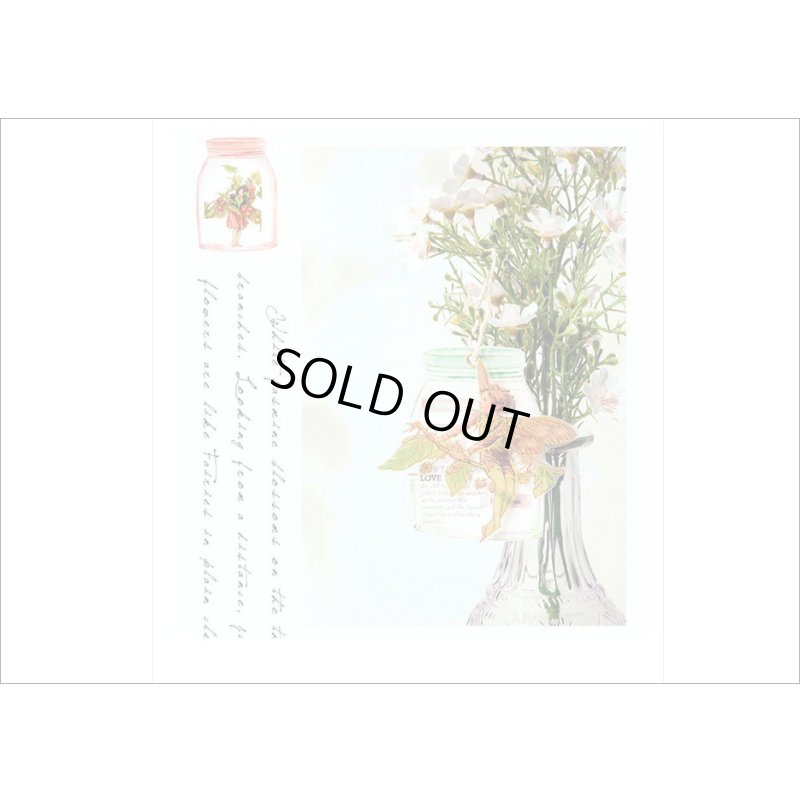 画像17: 金箔・防水＊花の妖精＊ピンク＊PETシール＊海外製