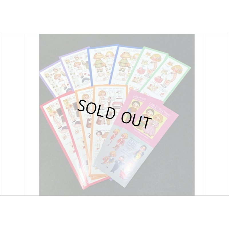 画像3: いろいろ光沢シール＊ホワイト・着せ替え人形＊12シート＊海外製