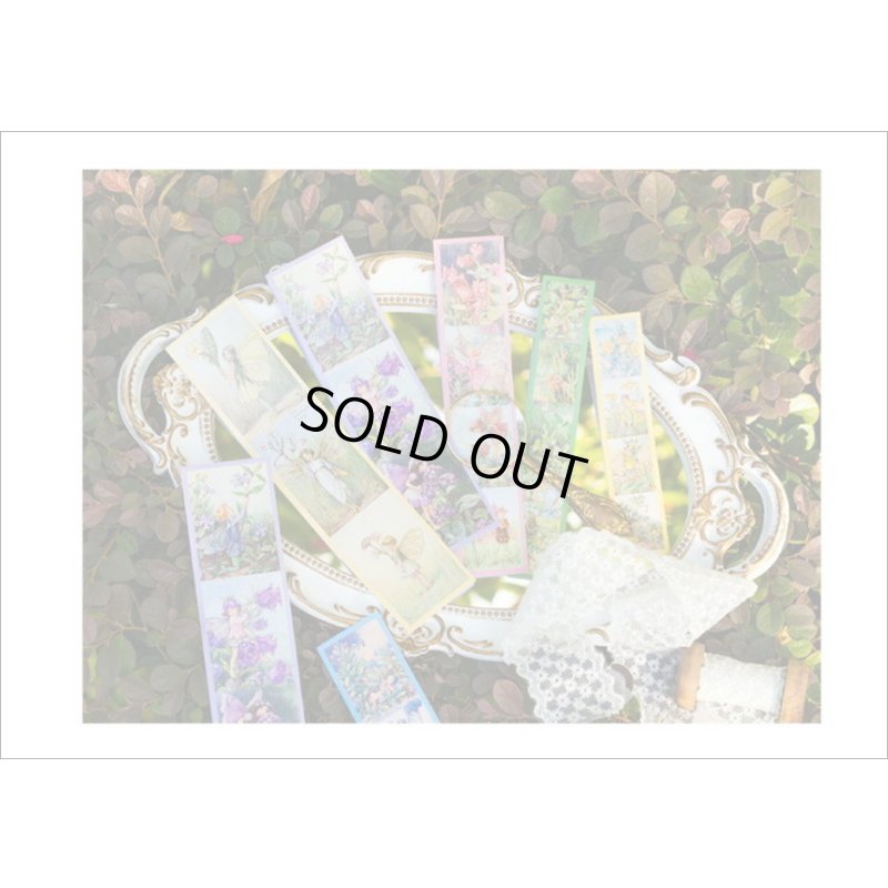 画像10: いろいろ光沢シール＊グリーン・花の妖精＊12シート＊海外製