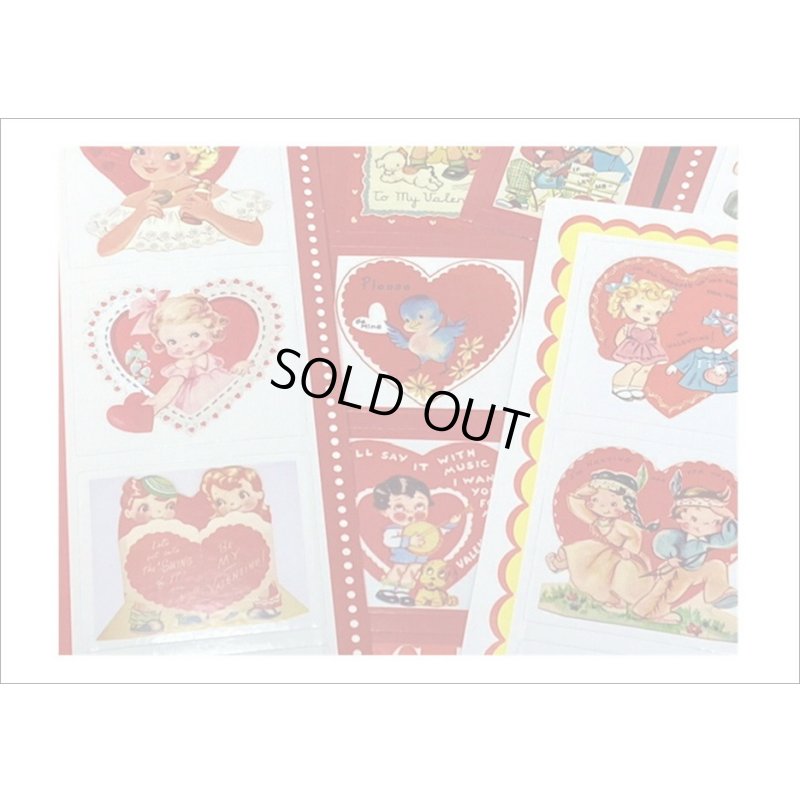 画像6: いろいろ光沢シール＊レッド・ガール＆ボーイ＊12シート＊海外製