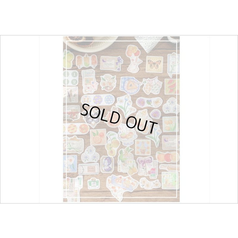 画像12: 和紙ダイカット＊グリーン・抹茶はうす🍵＊フレークシール＊40枚＊海外製