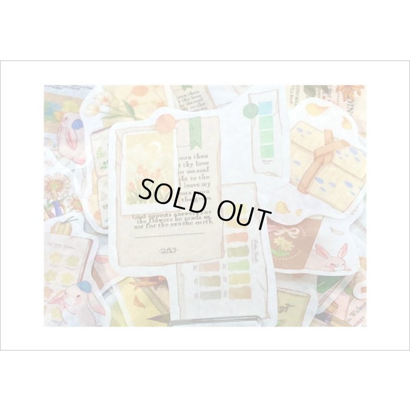 画像4: 和紙ダイカット＊グリーン・抹茶はうす🍵＊フレークシール＊40枚＊海外製