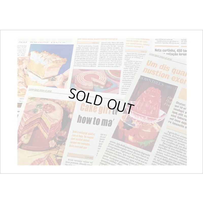 画像4: 新聞みたい♪ケーキ＊ペーパーセット＊A4サイズ＊海外製