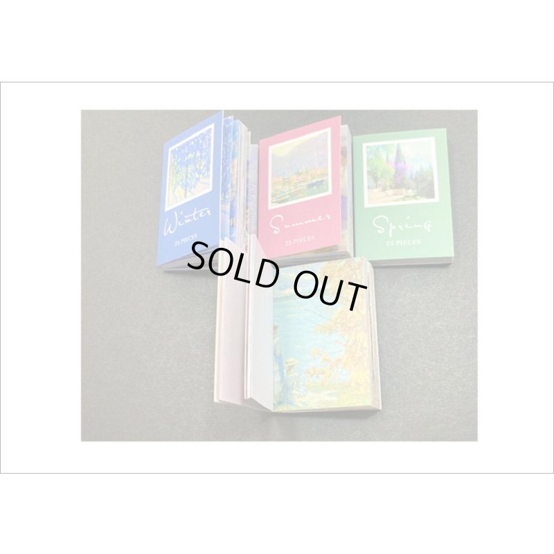 画像6: トランクみたい♪ミニBOOK型シール＊四季＊4冊入り＊海外製