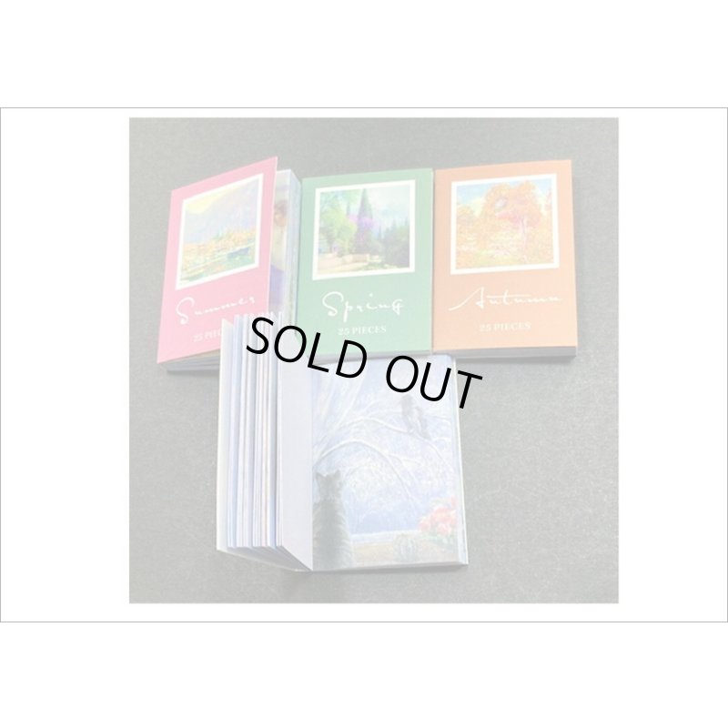 画像7: トランクみたい♪ミニBOOK型シール＊四季＊4冊入り＊海外製