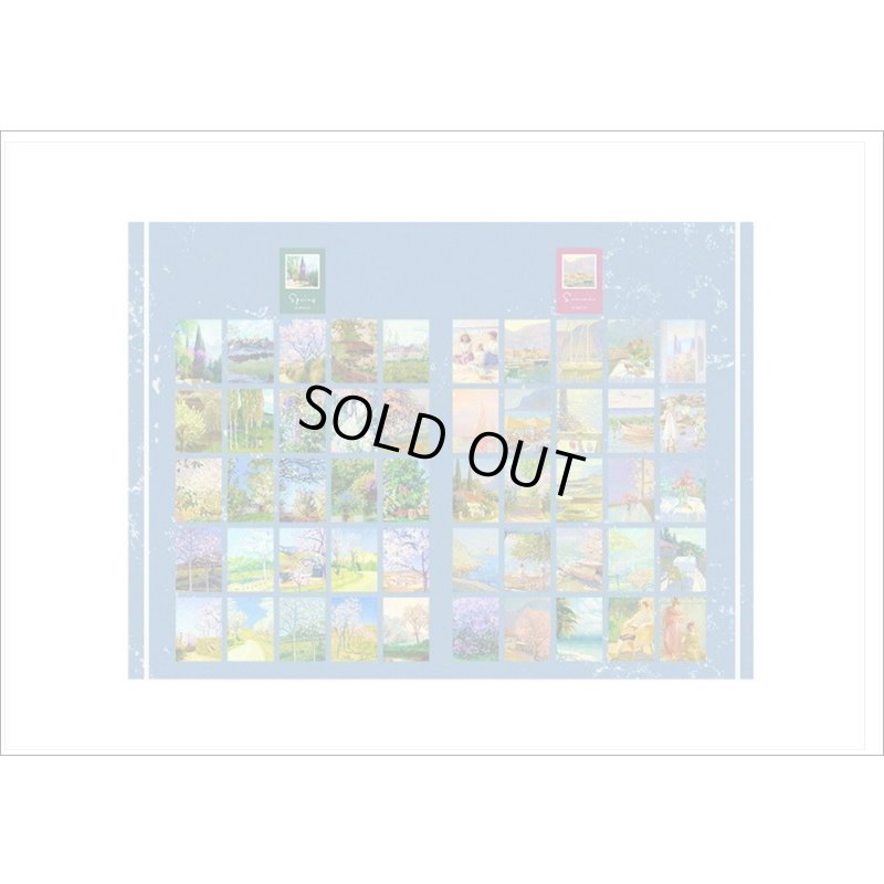 画像8: トランクみたい♪ミニBOOK型シール＊四季＊4冊入り＊海外製