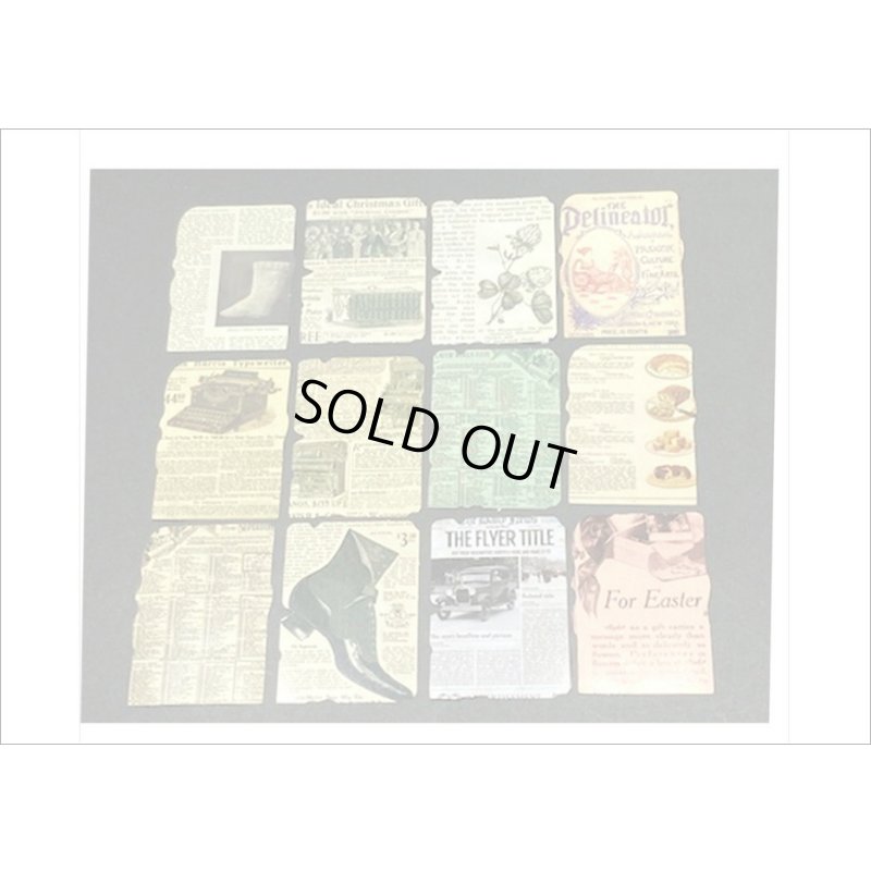 画像6: 長方形のいろいろシール＊アメリカンファッション＊柄違い24枚＊光沢シール＊箱入り＊海外製