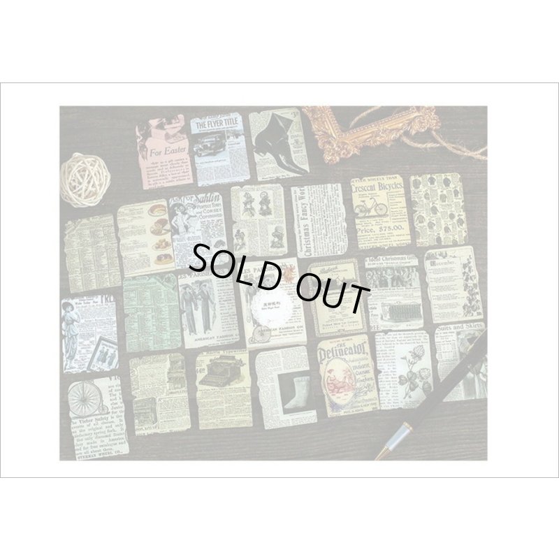 画像8: 長方形のいろいろシール＊アメリカンファッション＊柄違い24枚＊光沢シール＊箱入り＊海外製