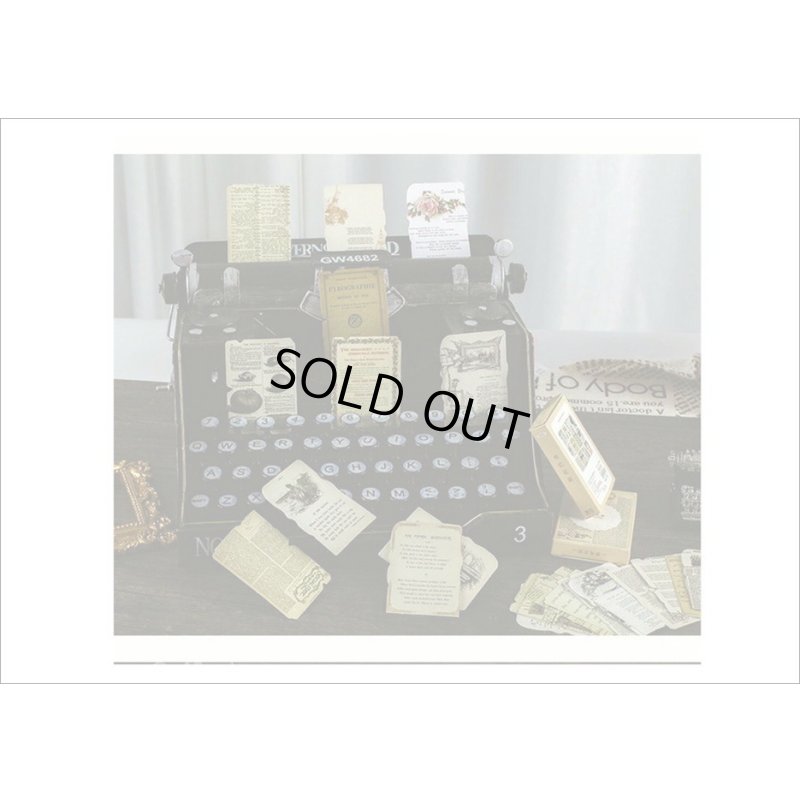 画像14: 長方形のいろいろシール＊アメリカンファッション＊柄違い24枚＊光沢シール＊箱入り＊海外製