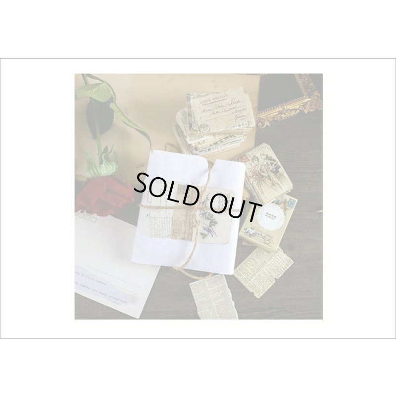 画像11: 長方形のいろいろシール＊アメリカンファッション＊柄違い24枚＊光沢シール＊箱入り＊海外製